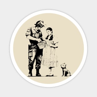 Vintage Banksy Stop And Search Magnet